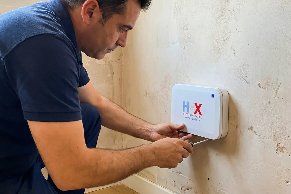 Sistema HUMIX durante instalación o revisión